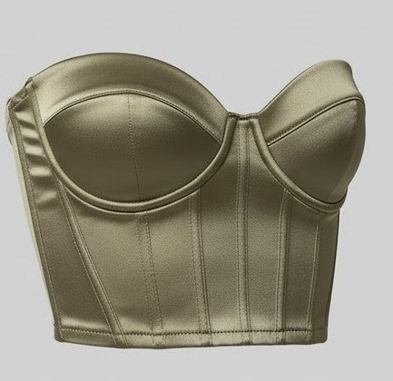 The Essential Khaki Structure Bustier
